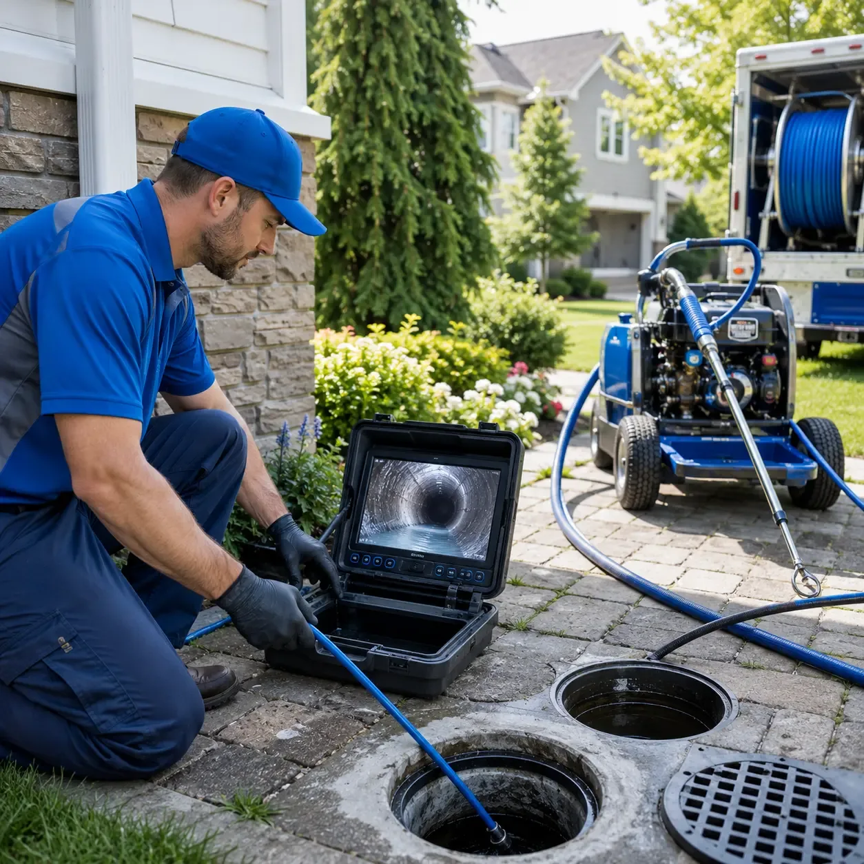 Outdoor drain cleaning professionals serving Natural Dam, AR